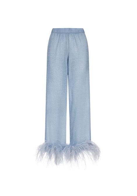 Pantaloni Lumiere Con Piume Crystal OSEREE | LPF213-LUREX PLUMAGECRYSTAL